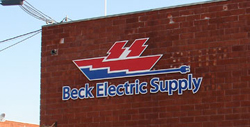 Beck Electric Wilminton, California Building Signage