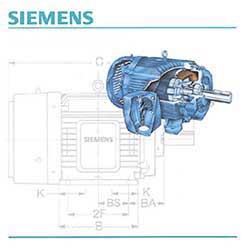 Siemens motors, power distribution equipment.