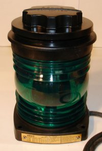NAVIGATION LIGHT GREEN 360DEG PERKO (1130-GAO-BLK)