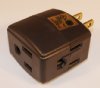 Show product details for CUBE TAP 15AMP 125V 2P3W BROWN (1482B) 