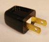 Show product details for ADD-A-TAP, MALE PLUG, 10AMP, BLACK (2601BK-BU)