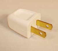 ADD-A-TAP, MALE PLUG, 10AMP, WHITE (2601W-BU)