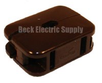 OUTLET, IN-LINE, 10AMP, FEMALE, BROWN, COOPER, 2609B-BU 