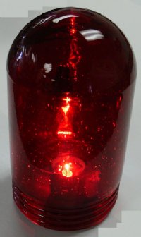 VAPORPROOF GLASS GLOBE 6" RED (602)