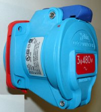 RECEPTACLE 20A 480V 3P+G MELTRIC (63-14043)