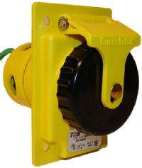 RECEPTACLE 50AMP 250VAC 3P4W 3PH RUSSELLSTOLL  (9R54U2W)
