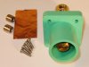 Show product details for MALE PANEL MOUNT RECEPTACLE / INLET GREEN 400A 600V MARINCO (ADVANCED DEVICES)