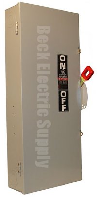 SAFETY SWITCH 200A 3P 600V FUSED GE TH3364
