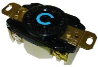 RECEPTACLE 20AMP 120/208VAC 4P5W HUBBELL (HBL2510)