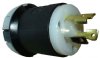 Show product details for PLUG 30AMP 125VAC 2P3W TWIST-LOCK HUBBELL (HBL2611)