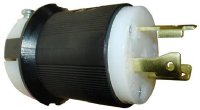 PLUG 30AMP 250VAC 2P3W TWIST-LOCK HUBBELL (HBL2621)