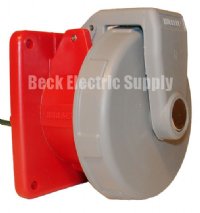 RECEPTACLE 30AMP 480VAC 3PH 3P4W HUBBELL HBL430R7W