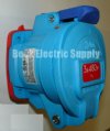 Show product details for RECEPTACLE 30A 480V 3P/G MELTRIC 63-34043