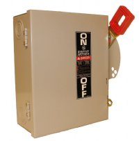 SAFETY SWITCH 30A 3P 600V FUSED GE (TH3361)