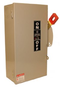 SAFETY SWITCH 60A 3P 600V FUSED GE (TH3362)