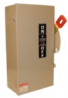 Show product details for SAFETY SWITCH 60A 3P 600V FUSED GE (TH3362)