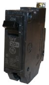 Show product details for CIRCUIT BREAKER 20A 1P 10KAIC GE (THQB1120)