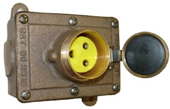 Pauluhn 2102B Marine Brass Switch 15A 277V 