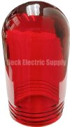 Show product details for VAPORPROOF GLASS GLOBE 6" RED 602