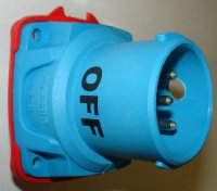 PLUG / INLET 20A 480V 3P/G MELTRIC 63-18043