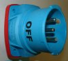 Show product details for PLUG / INLET 30A 480V 3P/G MELTRIC 63-38043