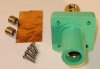 Show product details for FEMALE PANEL MOUNT RECEPTACLE GREEN 400A 600V MARINCO CL40FRB-E