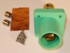 Show product details for MALE PANEL MOUNT RECEPTACLE / INLET GREEN 400A 600V MARINCO CL40MRB-E