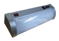 LED BUNK / BERTH LIGHT, 10W, 85-265V AC, 3000K WW, SWITCH, RECEPTACLE & USB PORT, E-LED LIGHTING, BLL-10-30SL-HV+O