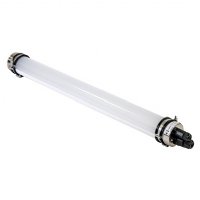 LED TUBE TRI-PROOF LIGHT (LINEAR), 20W, 100V-277V AC, 3900K (NATURAL WHITE), 180 DEG, 3000 LUMENS, SS HARDWARE, IP69K, E-LED LIGHTING, LTPT-20W-39-77-HV