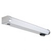 LED MIRROR LIGHT, 10W, 85V-265V AC, 3000K (WARM WHITE), 90 DEG, ON/OFF SWITCH, OUTLET, IP44, E-LED LIGHTING, MLML-10-30SL-HV+O