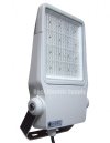Show product details for FLOODLIGHT, LED, 150W, MARINE DUTY, 90-305V AC, 90 DEGREE, DIMMABLE, E-LED, FLNG-150-39WH-09HV