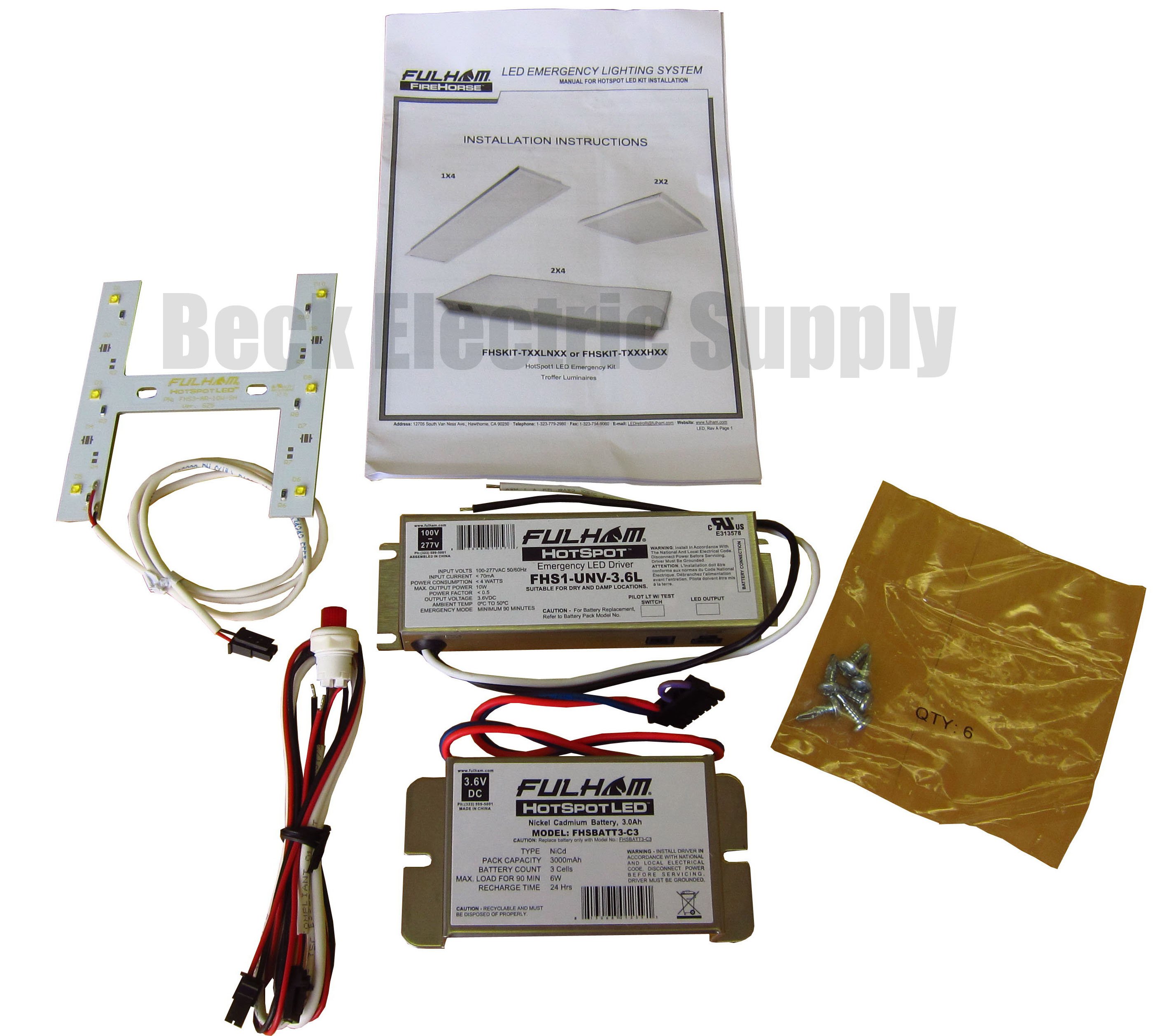 LED Emergency Battery Backup  LED Lighting Battery Pack Kit