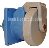 RECEPTACLE 60AMP 250VAC 3PH 3P4W HUBBELL HBL460R9W