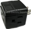 Show product details for CUBE TAP / CURRENT TAP, 15AMP, 125VAC, 2P3W, 1875W, BLACK, LEVITON, 692E