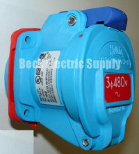 RECEPTACLE 20A 480V 3P/G MELTRIC 63-14043