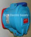 Show product details for RECEPTACLE 60A 480V 3P/G MELTRIC 63-64043