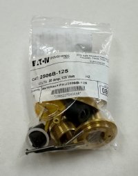 MARINE PLUG MALE 20A 125V AC 2-POLE 3-WIRE BRASS STRAIGHT BLADE PAULUHN / EATON / CROUSE-HINDS 2506B-125
