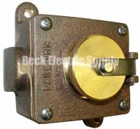 MARINE RECEPTACLE 1-GANG 20A 2P3W BRONZE PAULUHN / EATON / CROUSE-HINDS 2583B-125 