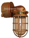 Show product details for FIXTURE 100W BRONZE, 90DEG, VAPOR PROOF - JELLY JAR, EATON / CROUSE-HINDS / PAULUHN 729B