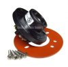 Show product details for LAMP HOLDER (BLACK BAKELITE), 4 HOLES, GASKET, MEDIUM BASE E27, PAULUHN, INX4000