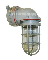 FIXTURE, 150W, NON-METALLIC, 90 DEGREE, WALL MOUNT, HAZARDOUS DUTY, VAPOR TIGHT, EATON / CROUSE-HINDS (HAZGUARD EXACTA/NM) 702-15 IPEH15I1GCGPW (DISCONTINUTED))