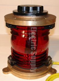 ALL-ROUND LIGHT, RED, 360 DEGREE, 120V, 3NM, PERKO 1170RE0PLB 1170-REO-PLB