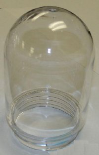 VAPORPROOF LEXAN GLOBE 6" CLEAR 