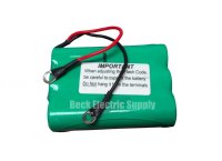 BATTERY PACK, 4Ah, NICKEL METAL HYDRIDE (NiMH) FOR SEALITE SL60 SOLAR MARINE LANTERN, B4-3.6, SL-B4-3.6