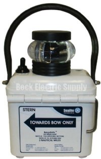 BARGE LIGHT LED WHITE STERN/TOWING SEALITE BLW-3, SL-BLW-3, SL-BL-3-B1-W-00